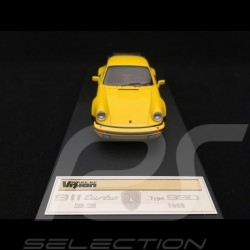 Porsche 911 typ 930 Turbo 3.3 1988 Speed yellow 1/43 Make Up Vision VM088E