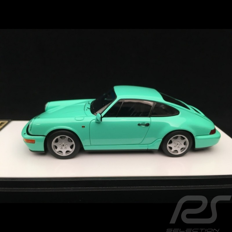 Porsche 911 typ 964 Carrera 2 1990 Mint Green 1/43 Make Up Vision VM125E