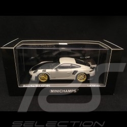 Porsche 911 typ 991 GT2 RS 2018 Kreidegrau / Kohlenstoff 1/43 Minichamps 410067226