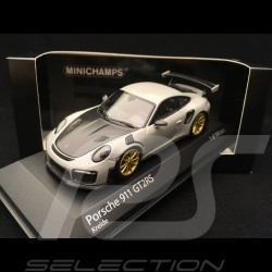 Porsche 911 typ 991 GT2 RS 2018 Kreidegrau / Kohlenstoff 1/43 Minichamps 410067226