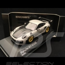 Porsche 911 type 991 GT2 RS 2018 gris Craie / Carbone Chalk grey / Carbon Kreidegrau / Kohlenstoff 1/43 Minichamps 410067226