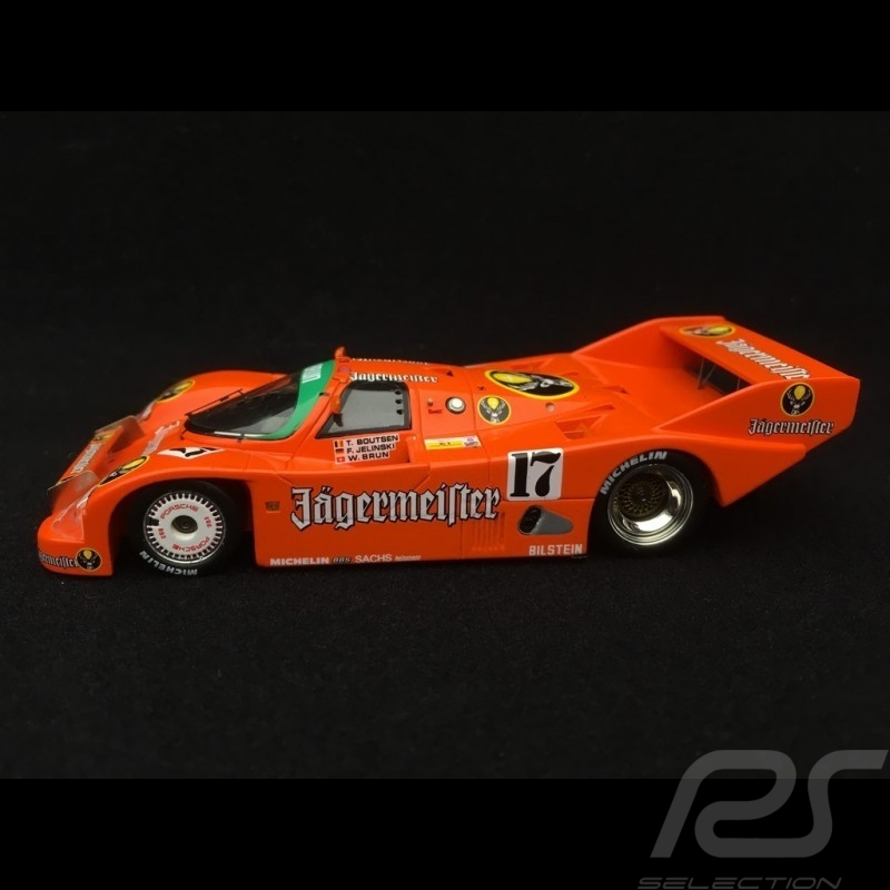 Porsche 962 n° 17 Jägermeister Sieger 24h Spa 1986 1/43 Spark SB007