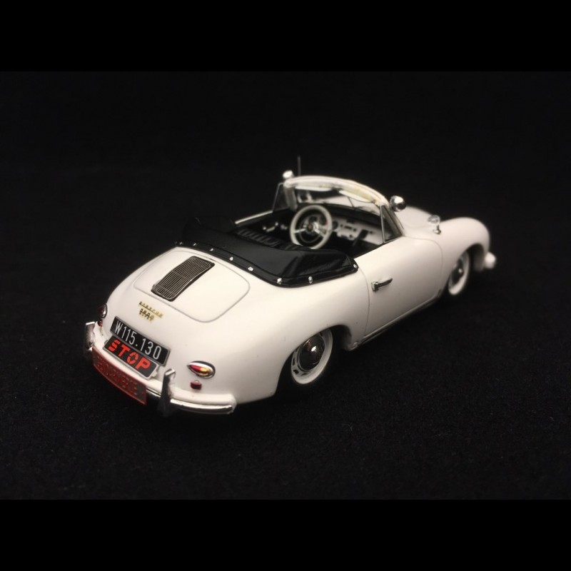 Spark 1/43 S1353 Porsche 356A 1600 Cabriolet – Police Autrichienne Gendarmerie 1958 (résine, Collection)