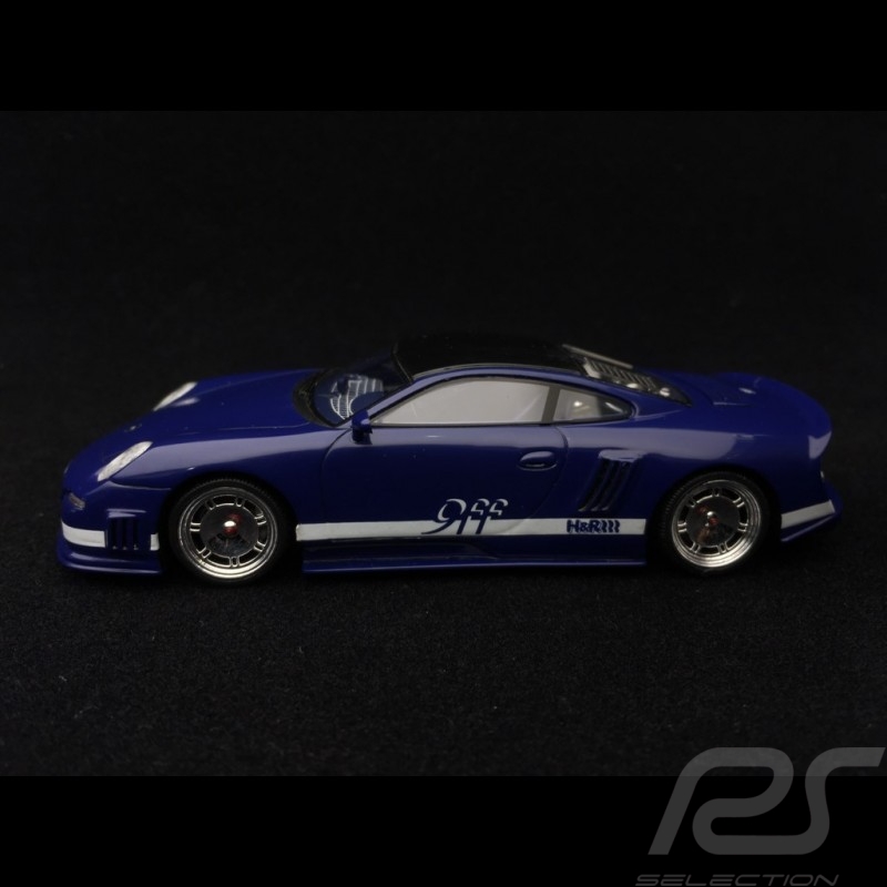 9ff GT9 base Porsche 997 GT3 R 2007 bleu Nuit Night blue Nachtblau 1/43 Spark S0737