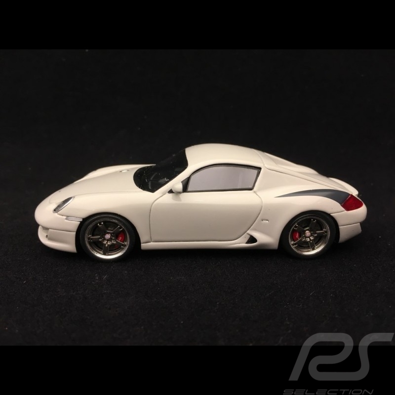 RUF RK Coupé Porsche base Cayman 987 2007 light grey 1/43 Spark S0713