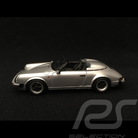 Porsche 911 3.2 Speedster 1989 silver grey 1/43 Spark S4470