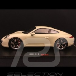 Porsche 911 type 991 Carrera S 50 ans 1/18 Spark 18SP065 gris geyser grey grau 50 years 50 Jahre
