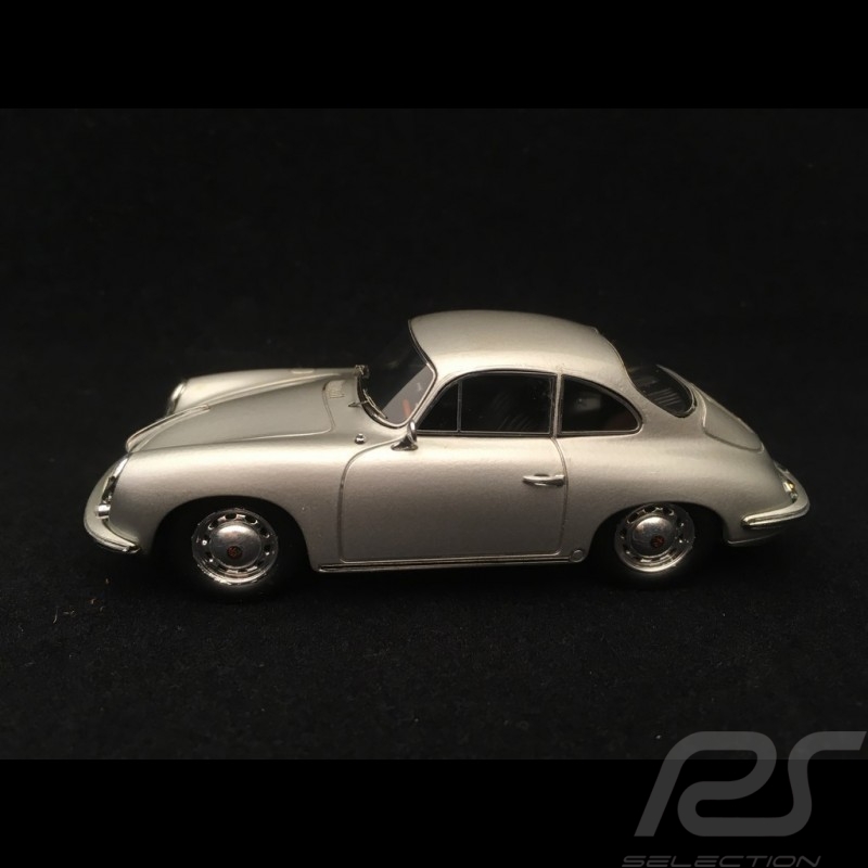 Porsche 356 C Carrera 2 1963 silver grey 1/43 Spark S1370