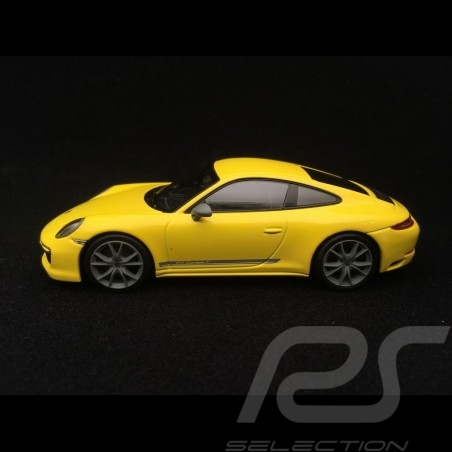 Porsche 911 Carrera T type 991 phase 2 2018 jaune Racing Racing yellow Racinggelb 1/43 Minichamps CA04319001