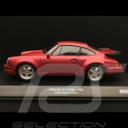 964 Minichamps 870069100 # Porsche 911 Turbo Baujahr 1990 " rot " 1:87 NEU 