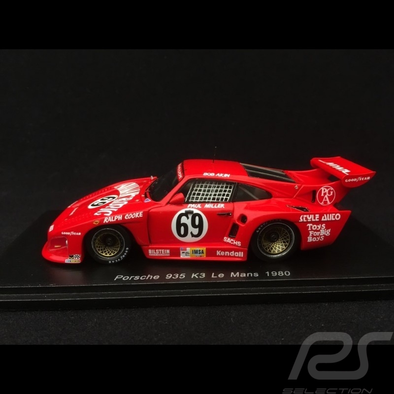 Porsche 935 K3 n° 69 Hawaiian Tropic 24h du Mans 1980 1/43 Spark S5522