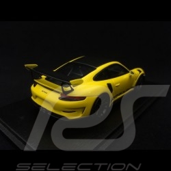 Porsche 911 GT3 RS Pack Weissach 991 phase II Racing yellow 1/43 Spark S7628