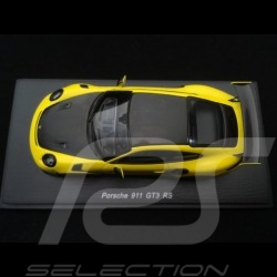 Porsche 911 GT3 RS Pack Weissach 991 phase II jaune Racing Racing yellow Racinggelb 1/43 Spark S7628