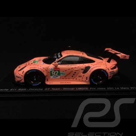 Vorbestellung Porsche 911 RSR typ 991 Sieger 24h du Mans 2018 n° 92 Sau Porsche 70 Jahre 1/43 Spark S7033
