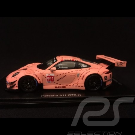 Porsche 911 GT3 R type 991 n° 991 Pink Pig JRM finale China GT championship 2018 1/43 Spark SA176