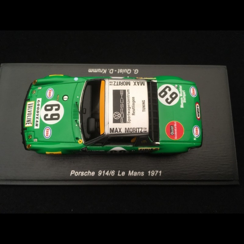 Porsche 914 /6 n° 69 Max Moritz Le Mans 1971 1/43 Spark S7508