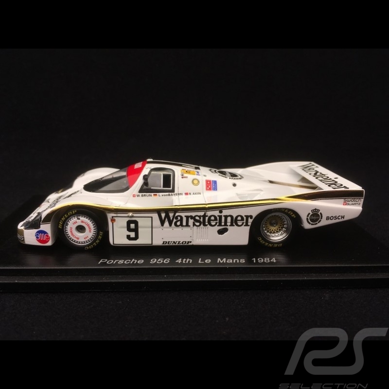 Porsche 956 n° 9 Warsteiner Le Mans 1984 1/43 Spark S7504