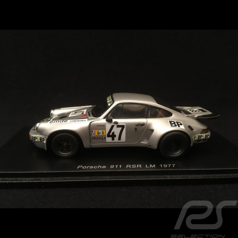 Porsche 911 RSR n° 47 BP Verney Le Mans 1977 1/43 Spark S7500