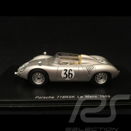 Porsche 718 RSK n° 36 Le Mans 1959 1/43 Spark S4679