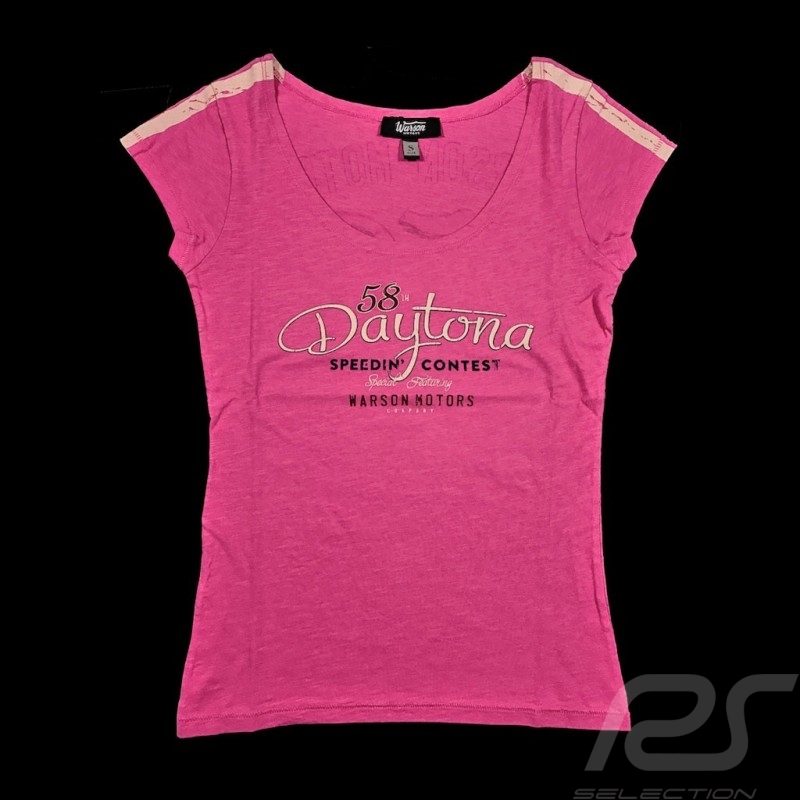 Daytona T-shirt Vintage design Pink - women