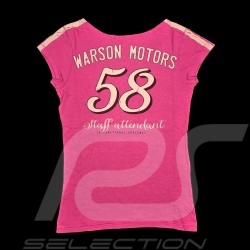 Daytona T-shirt Vintage design Pink - women