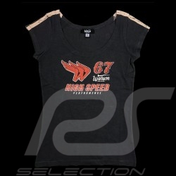 67 Wings T-shirt Vintage design Carbon grey - women