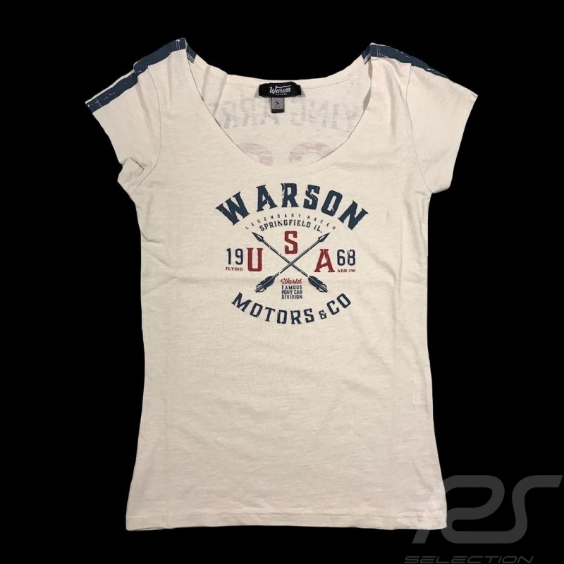 68 Flying Arrow T-shirt Vintage design White - women