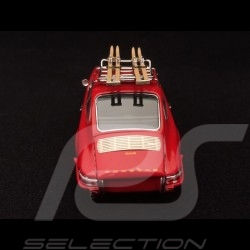 Porsche 911 2.2 S avec skis 1970 rouge indien guards red indischrot 1/43 Schuco 450258700