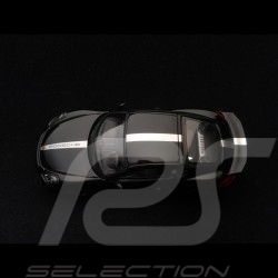 Porsche Cayman GT4 2015 noir bande Porsche argent black Porsche silver stripe schwarz Porsche silber streife 1/43 Schuco 4507589
