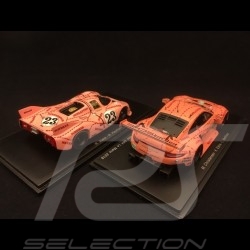 Duo Porsche Cochon Rose pink pig sau 917 /20 Le Mans 1971 & 911 RSR Le Mans 2018 1/43 Spark S1896 S7033
