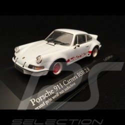 Porsche 911 2.8 Carrera RSR 1973 weiß Grand Prix rot streife 1/43 Minichamps 430736900