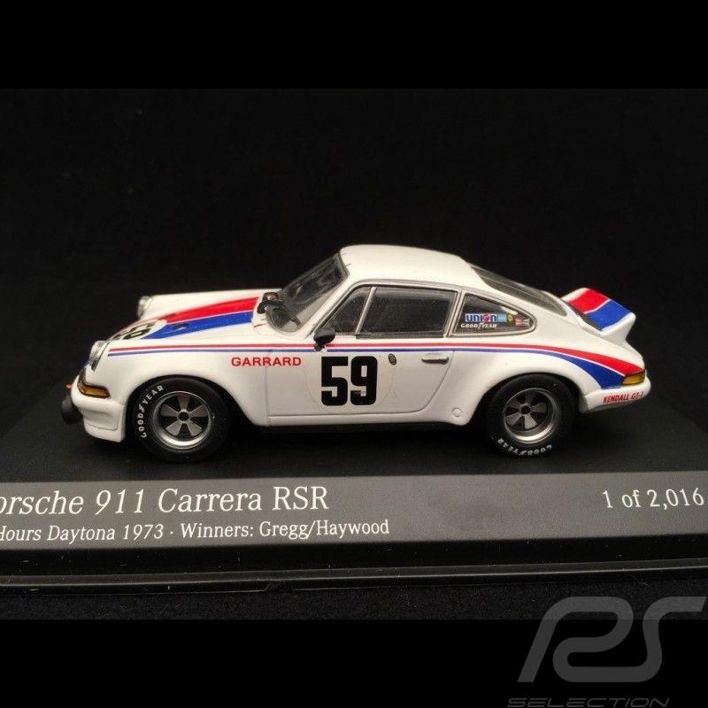 Porsche 911 2.8 Carrera RSR n° 59 Brumos Sieger 24h Daytona 1973 1/43 Minichamps 430736959