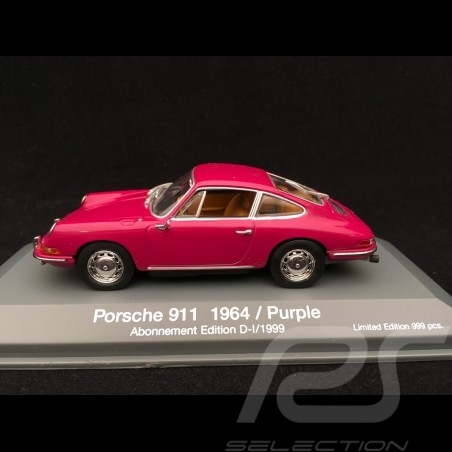 Porsche 911 Coupé Fuchsia rouge rubis 1/43 Minichamps 430067129 ruby red purplerot 