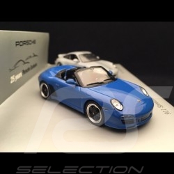Set Porsche 911 Speedster type 997 bleu pure pur blue pur blau / 911 Sport Classic type 997 sport classique gris grey grau 1/43 