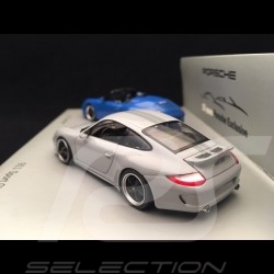 Set Porsche 911 Speedster typ 997 pur blau / 911 Sport Classic typ 997 Sport classic grau 1/43 Minichamps WAP020SET30