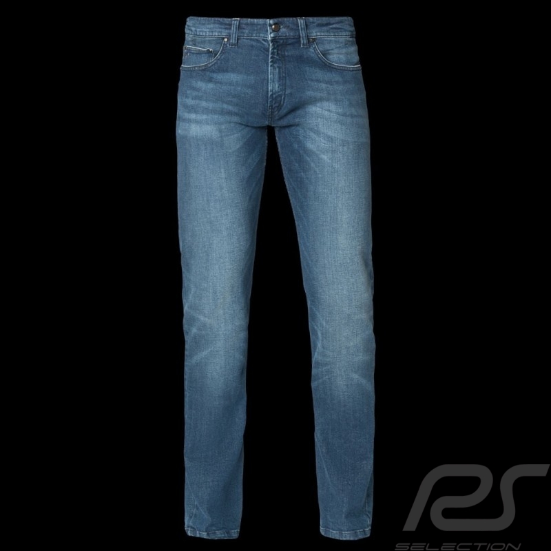 Jeans Porsche Basic Porsche Design 40469016755 bleu délavé blue washed blau leichter waschung homme men herren 