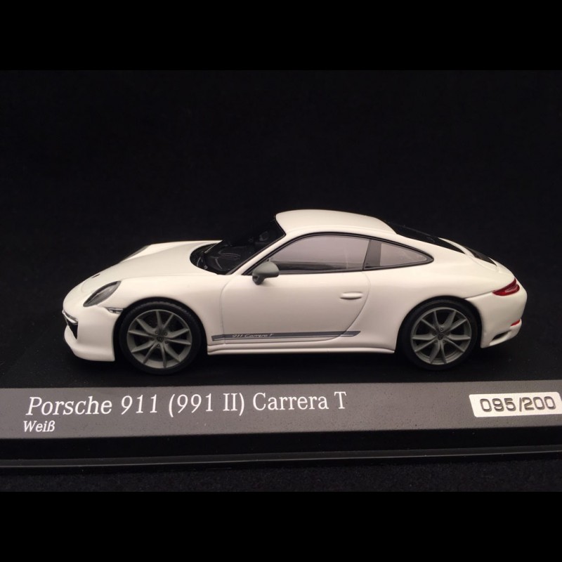 Porsche 911 Carrera T type 991 phase 2 2018 white Grand prix 1/43