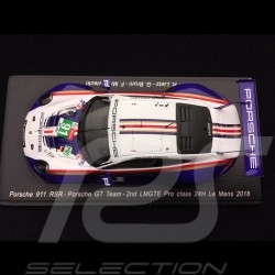 Porsche 911 RSR type 991 24h du Mans 2018 n° 91 Rothmans colors Porsche 70 years 1/43 Spark S7032