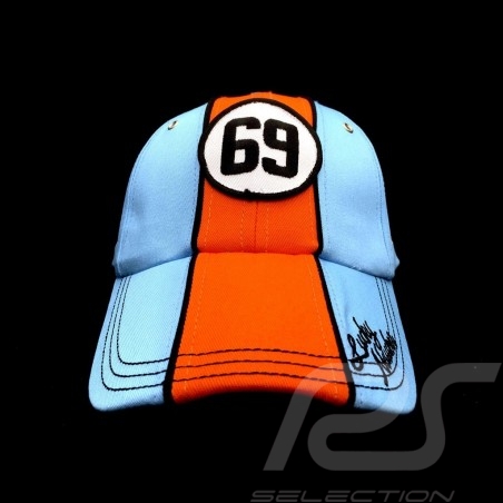 Cap Gulf Vintage 69 Lucky Number blau / orange