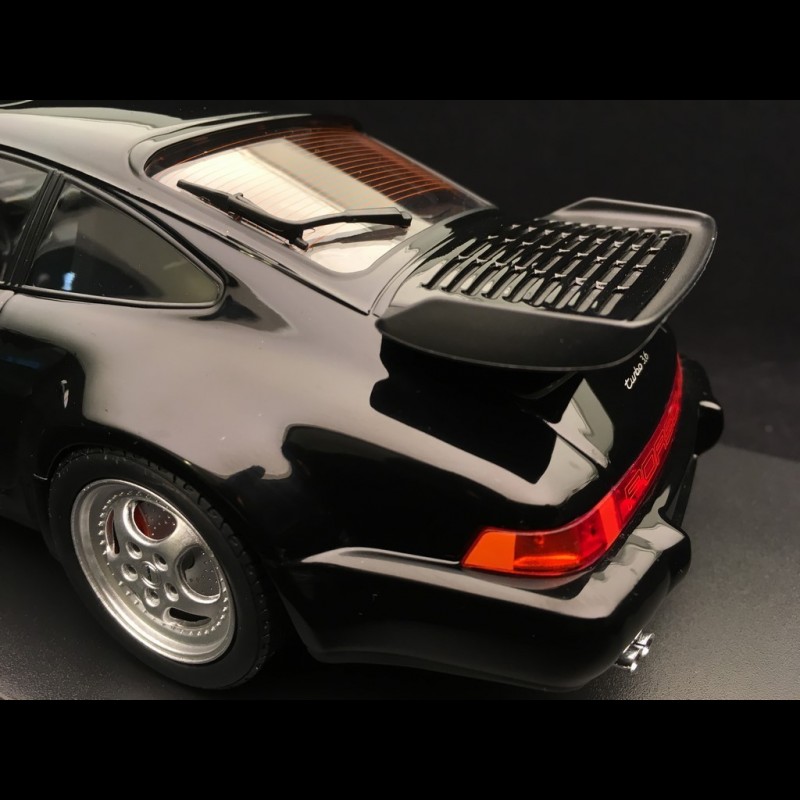 Porsche 911 type 964 Turbo 1990 shiny black 1/18 Minichamps 155069104