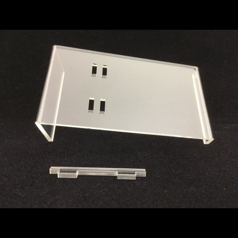 Display ramp 1/43 inclined in length Acrylic premium quality