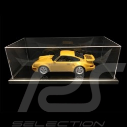 1/12 showcase for Porsche model black base / alu surround premium quality