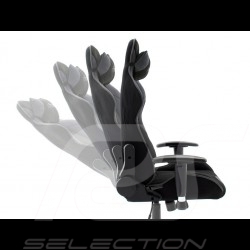 Ergonomic office armchair Racing RS grey / black Fabric Adjustable gaming chair