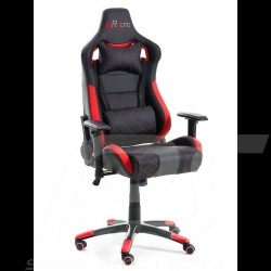 Siège de bureau ergonomique Racing Nova Simili cuir rouge / noir Fauteuil confortable office armchair Bürostuhl 