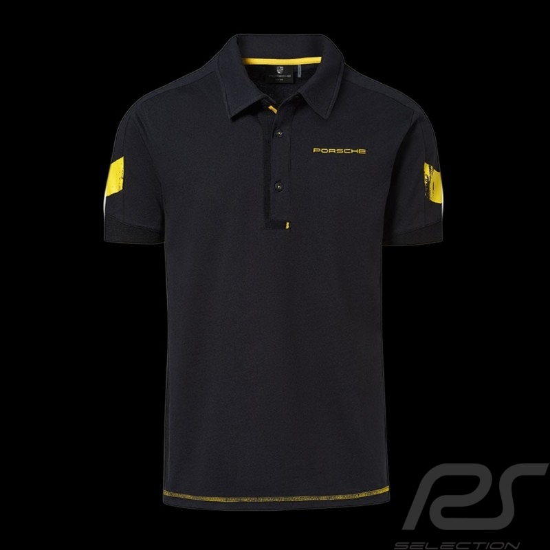 Porsche Polo shirt GT4 Clubsport black / yellow WAP344LCLS - Men ...