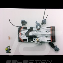 Diorama figurines Set Porsche 919 Pit stop 5 mechanics 1 driver 1/43 Spark 43AC011