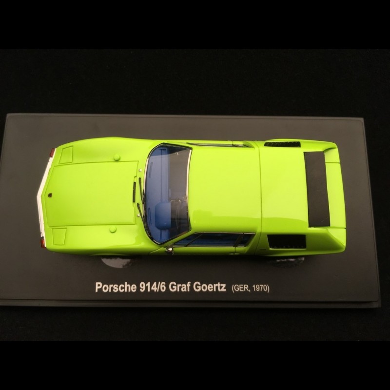Miniature Avenue43 Porsche 914/6 Graf Goertz - 1:43, Résine Verte, 1970