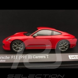 Porsche 911 Carrera T type 991 phase 2 2018 Guards red 1/43 Minichamps CA04319002