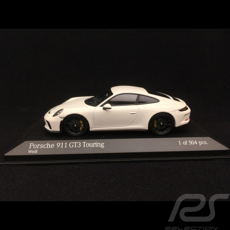 Porsche 911 GT3 type 991 Touring Package 2018 weiß 1/43 Minichamps 410067420