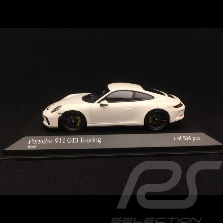 Porsche 911 GT3 type 991 Touring Package 2018 1/43 Minichamps 410067420 blanc white weiß